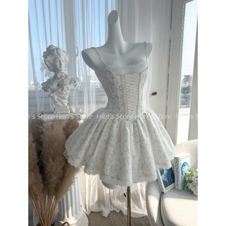 [HAN’S STORE] VÁY CORSET HOA NHÍ  COQUETTE ĐAN DÂY DÁNG XÒE BỒNG TIỂU THƯ HOTTREND MÙA HÈ 2026 (ẢNH THẬT)