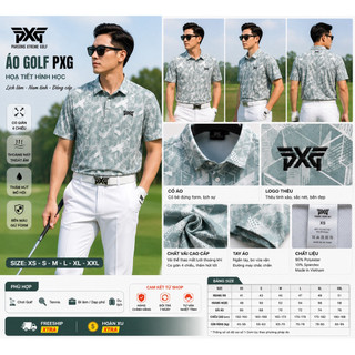 ÁO GOLF PXG HỌA TIẾT CAO CẤP – NAM TÍNH & SANG TRỌNG