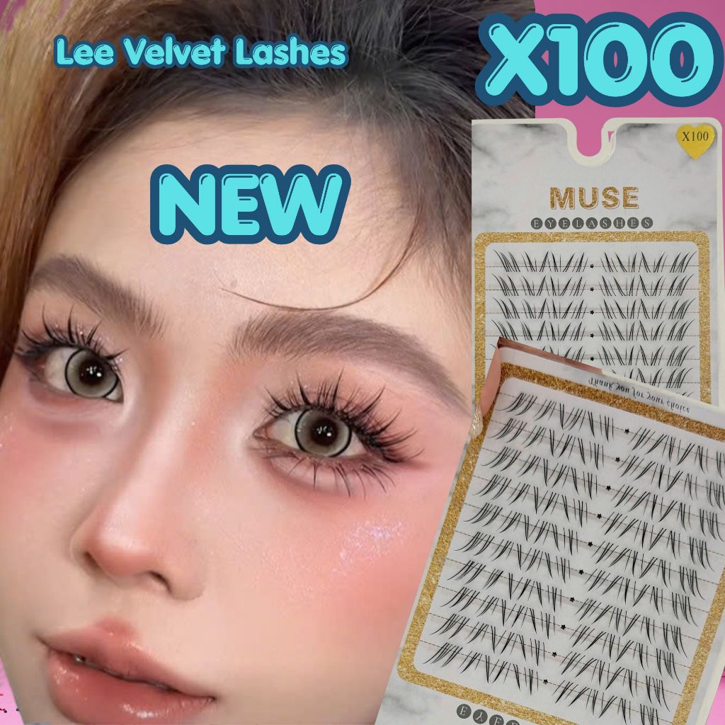 Muse X100-MI MUSE- mã lông mi cụm cao cấp chuyên dùng cho mi dưới-LeeVelvetLashes