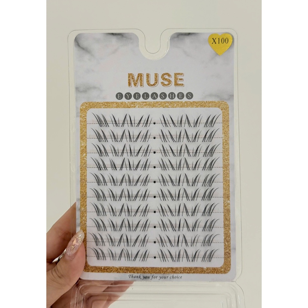 Muse X100-MI MUSE- mã lông mi cụm cao cấp chuyên dùng cho mi dưới-LeeVelvetLashes