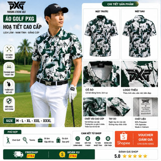 ÁO GOLF PXG HỌA TIẾT CAO CẤP mã 012 – NAM TÍNH & SANG TRỌNG