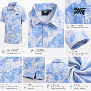 ÁO GOLF PXG HỌA TIẾT CAO CẤP mã 013– NAM TÍNH & SANG TRỌNG
