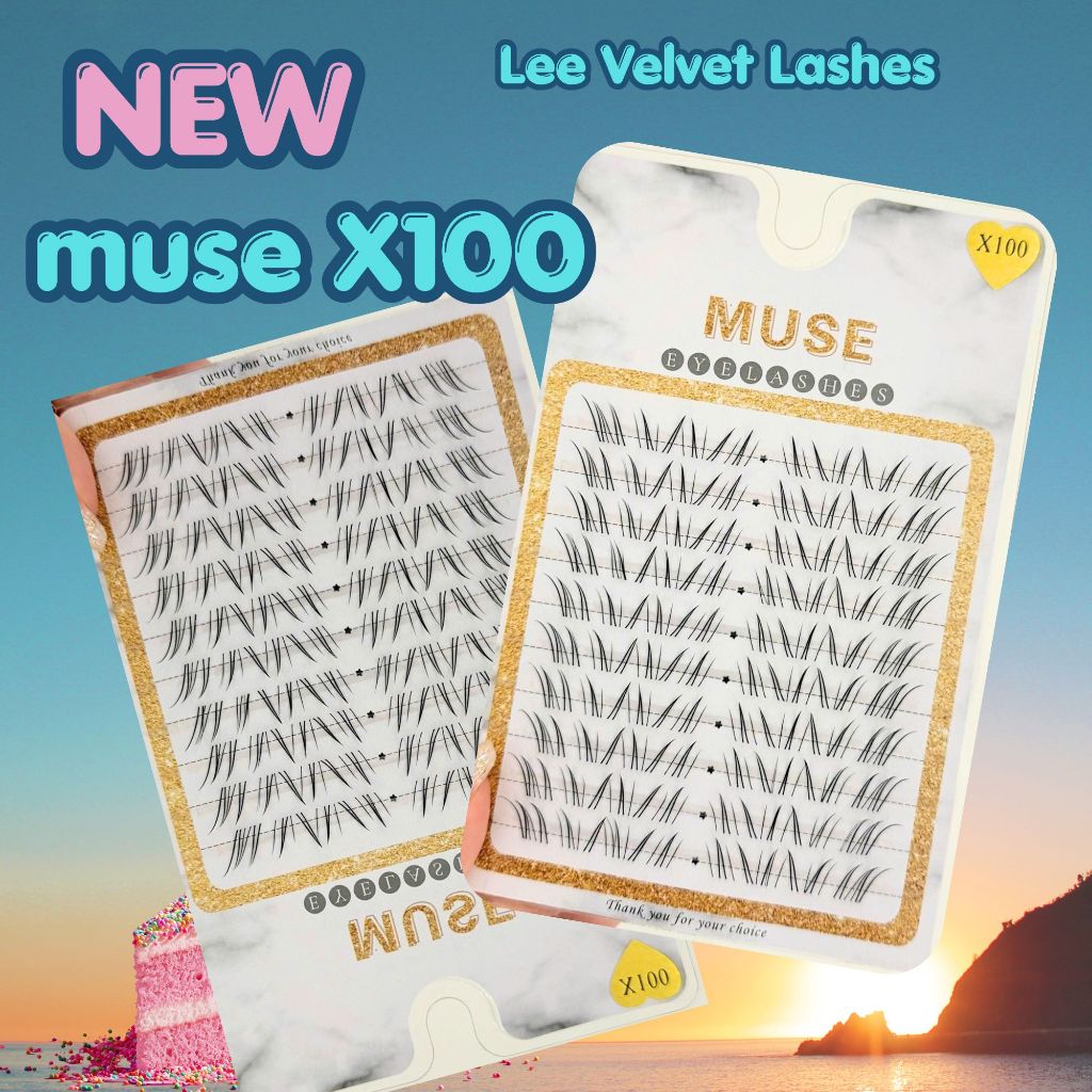 Muse X100-MI MUSE- mã lông mi cụm cao cấp chuyên dùng cho mi dưới-LeeVelvetLashes