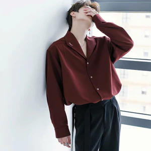 Áo Sơ Mi Nam Form Rộng ENOS Cổ Vest Luxe, Form Relax Thanh Lịch, Linen Premium Mềm Mát – SHINGHAI