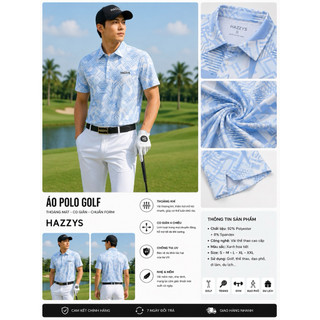 ÁO GOLF HAZZYS NAM mã 015 – THANH LỊCH & CAO CẤP