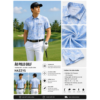 ÁO GOLF HAZZYS NAM mã 015 – THANH LỊCH & CAO CẤP