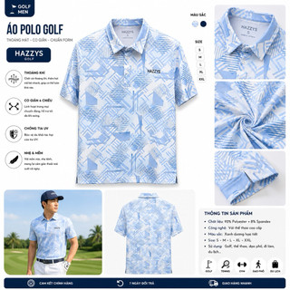 ÁO GOLF HAZZYS NAM mã 015 – THANH LỊCH & CAO CẤP