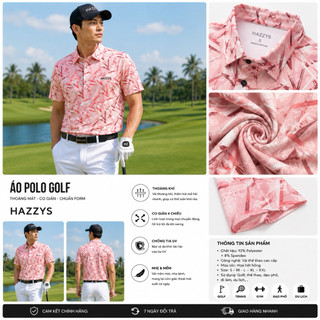 ÁO GOLF HAZZYS NAM mã 022– THANH LỊCH & CAO CẤP