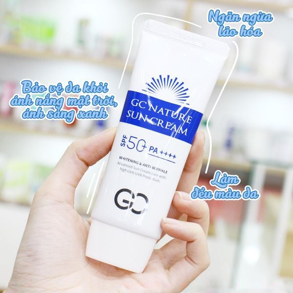Kem Chống Nắng Nâng Tone Dưỡng Trắng GC Nature Sun Cream SPF 50+ PA++++ (giá sỉ)