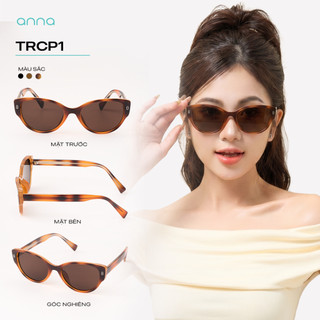 [VOUCHER 50K]  Kính râm thời trang ANNA dáng mắt mèo tròng chống chói và tia UV TRCP1