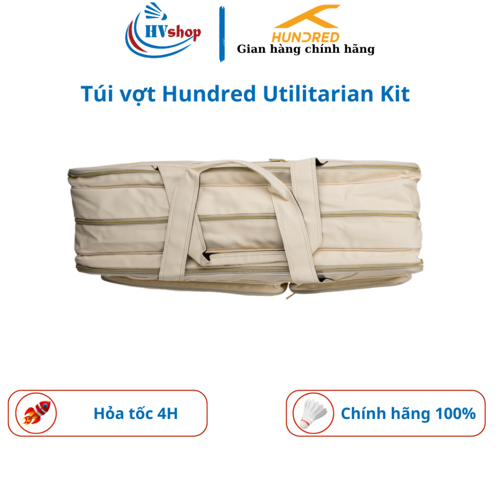 Túi vợt Hundred Utilitarian Kit chính hãng, 03 ngăn chính rộng, 03 ngăn phụ để phụ kiện - HVShop