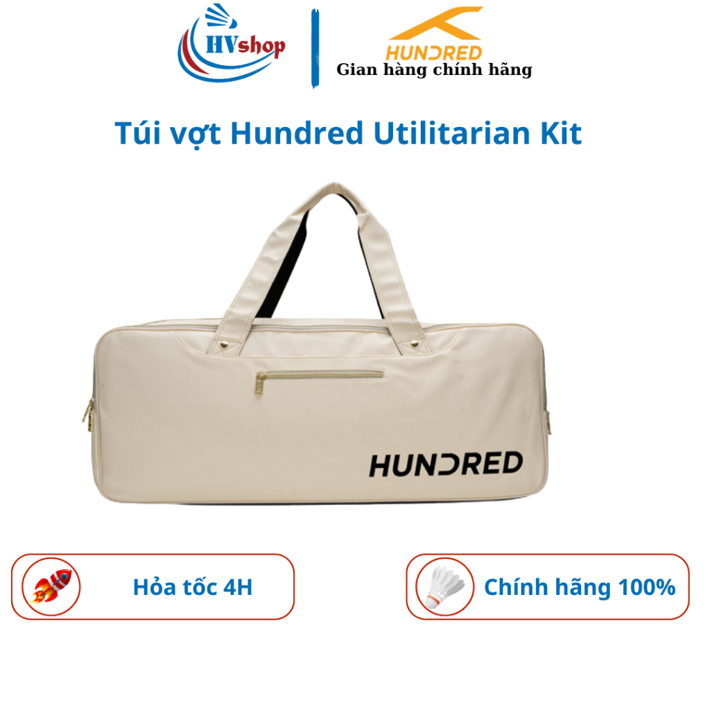 Túi vợt Hundred Utilitarian Kit chính hãng, 03 ngăn chính rộng, 03 ngăn phụ để phụ kiện - HVShop