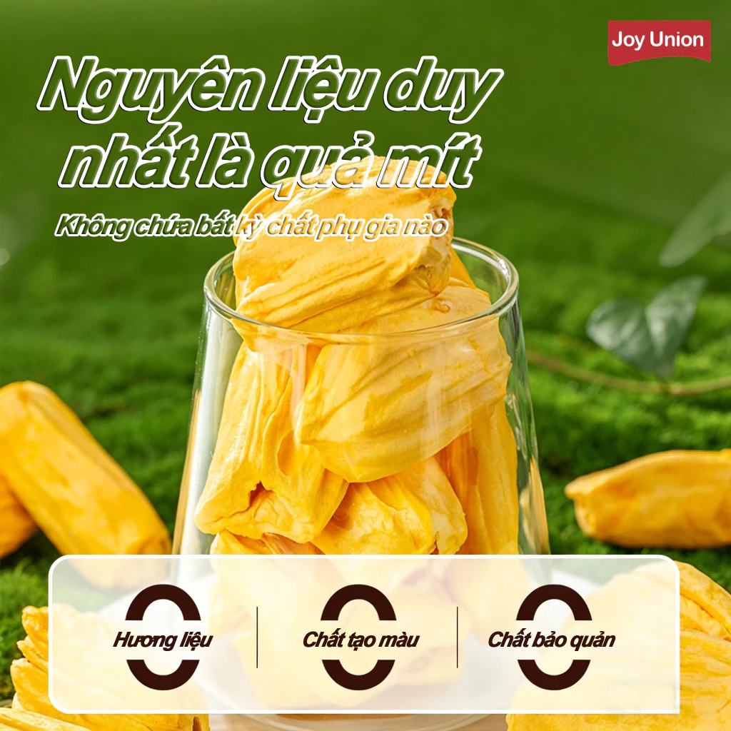 【Joy Union】250Gr Mít thái sấy giòn Mít Sấy GiònĐặc Sản Đà Lạt NGUYÊN MIẾNG, KHÔNG VỤN, GIÒN NGỌT
