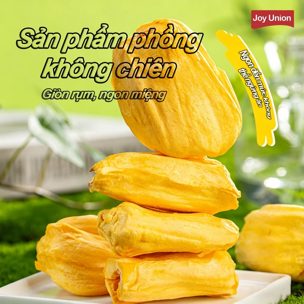 【Joy Union】250Gr Mít thái sấy giòn Mít Sấy GiònĐặc Sản Đà Lạt NGUYÊN MIẾNG, KHÔNG VỤN, GIÒN NGỌT