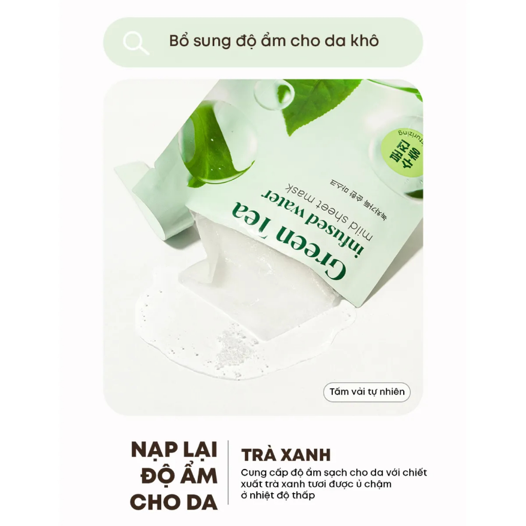 [Săn Sale] [Set 5 miếng/10 miếng/20 miếng] Mặt Nạ Giấy Goodal Infused Water Mild Sheet Mask 20g (nhiều loại)