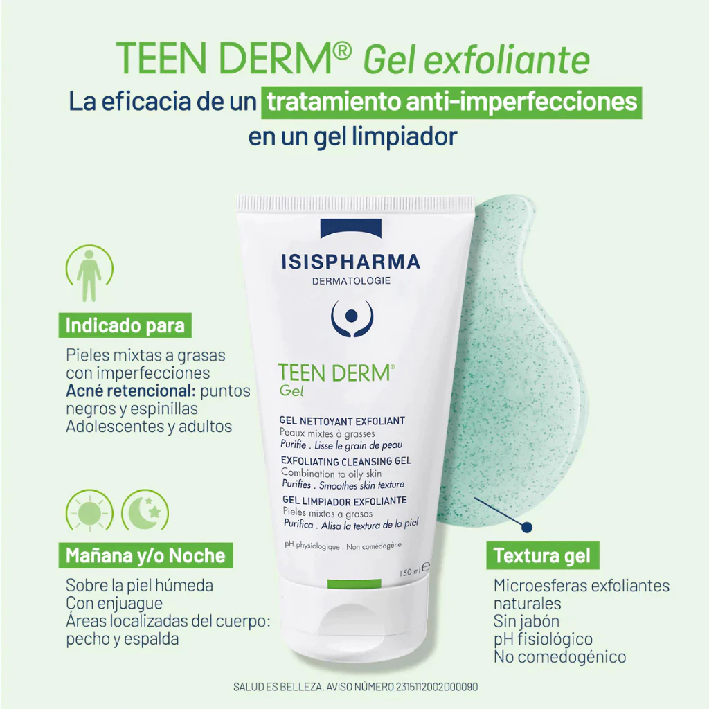 Isispharma Teen derm Gel 150ml
