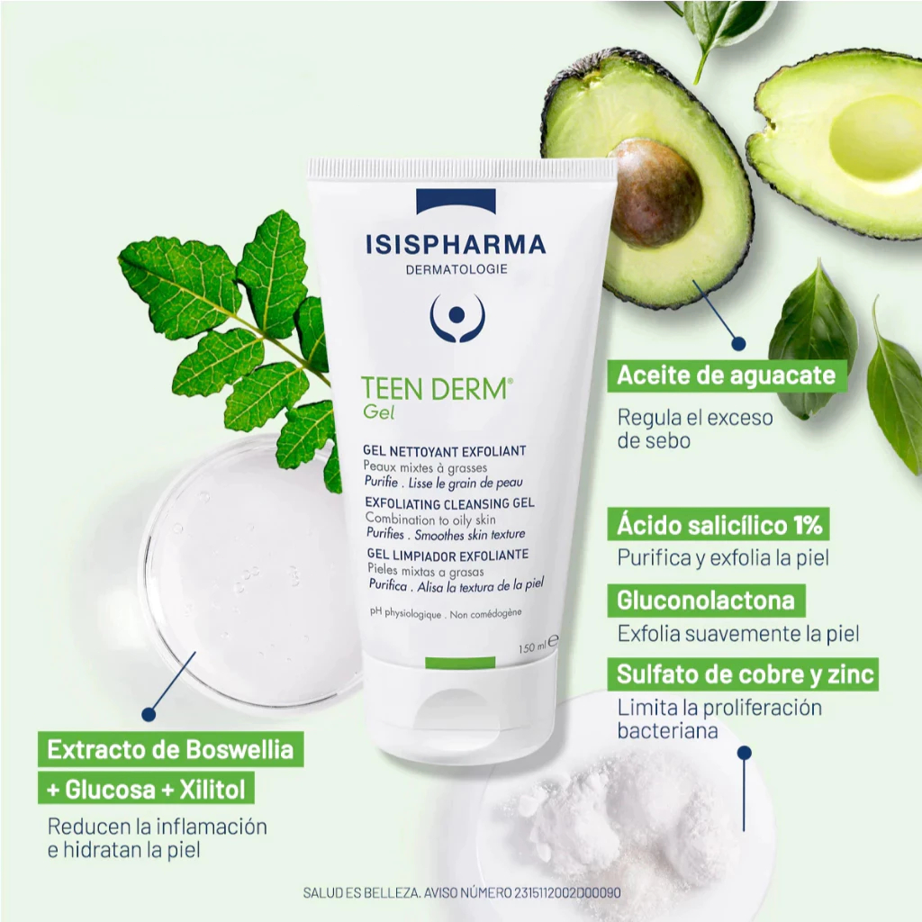 Isispharma Teen derm Gel 150ml