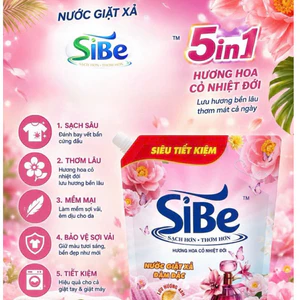Nước giặt xả SiBE cao cấp