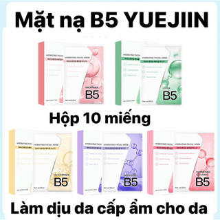 Hộp 10 Miếng Mặt Nạ B5 YUEJIIN Dưỡng Ẩm Làm Dịu Giúp Làm Sáng Da Bio Mask chính hãng Hàn Quốc 30g FACIAL MASK