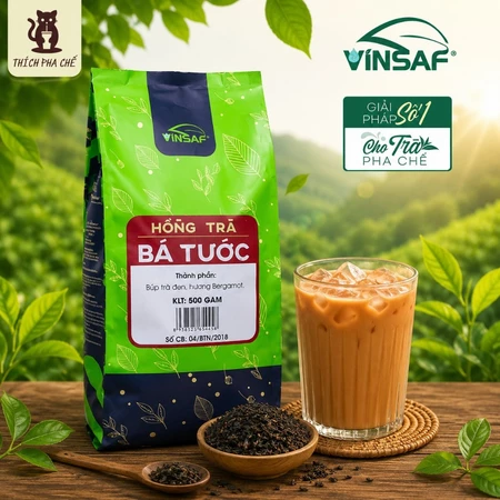 hồng trà bá tước VINSAF 500gr nguyên liệu pha chế