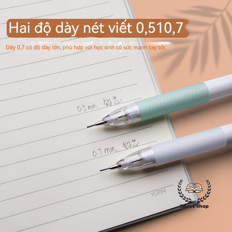 Bút chì bấm Youpin 0.5/0.7mm – Bút chì tự động học sinh tiểu học Màu pastel thời trang Viết mượt, chống gãy ruột