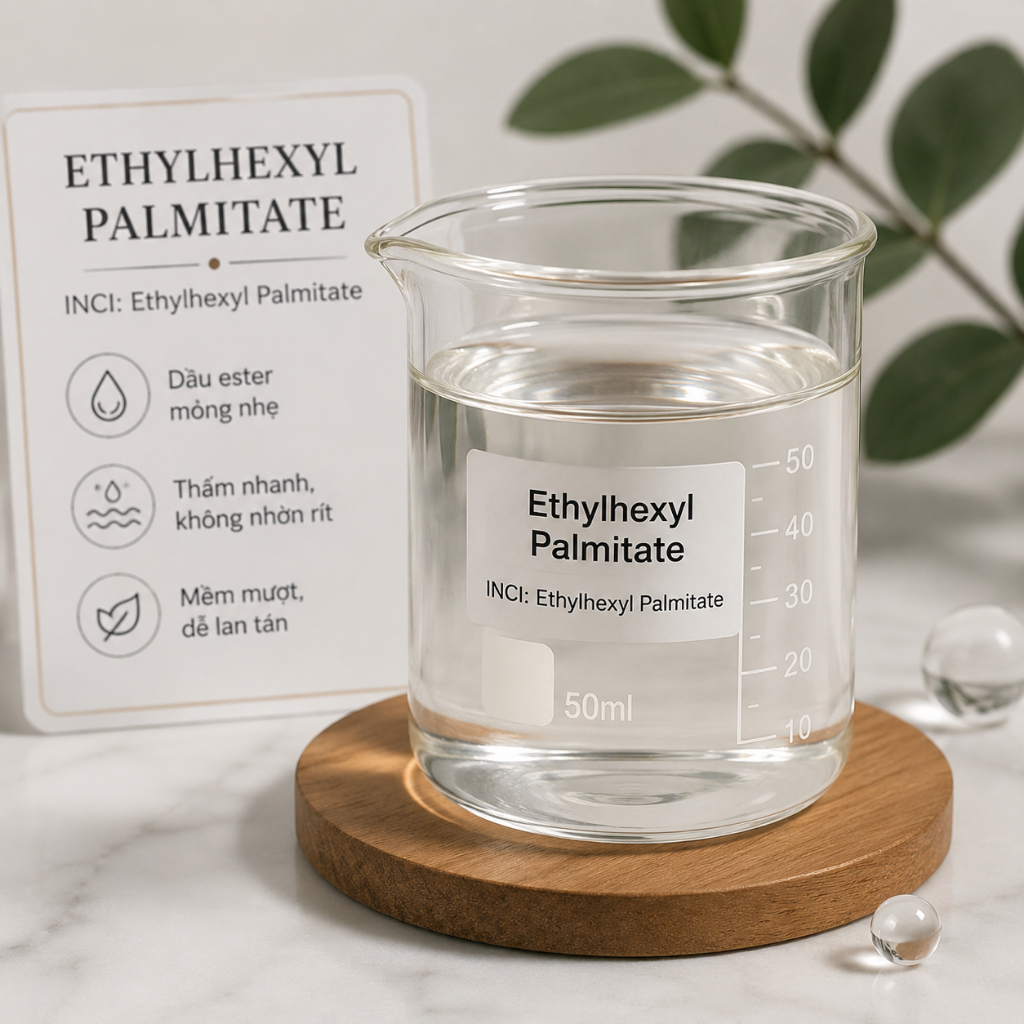 ETHYLHEXYL PALMITATE P8 - DẦU ESTER - HỔ TRỢ PHÂN TÁN MÀU (SALACOS P8)
