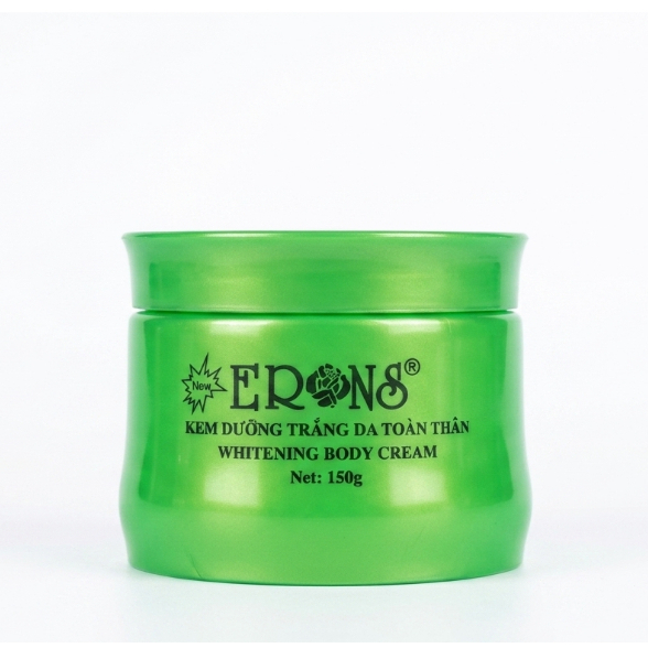 Kem Body Dưỡng Sáng Toàn Thân Kem Erons 150g Hỗ Trợ Chống Nắng Cấp Ẩm Mịn Da (Xanh)