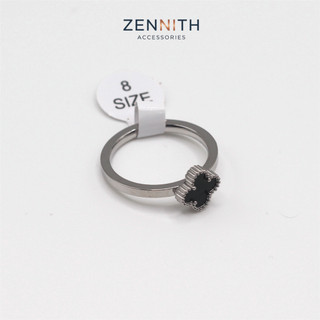 Nhẫn cỏ 4 lá titan cao cấp bền màu Unisex Nam/Nữ ZENNITH ACCESSORIS ZNN19
