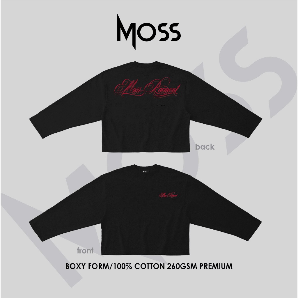 (MỞ BÁN) ÁO THUN LONG SLEEVE IN  " GRADIENT MOSS "  CỔ TRÒN TAY DÀI 260GSM - CHẤT COTTON 100% 260GSM PREMIUM MOSS.STUDIO