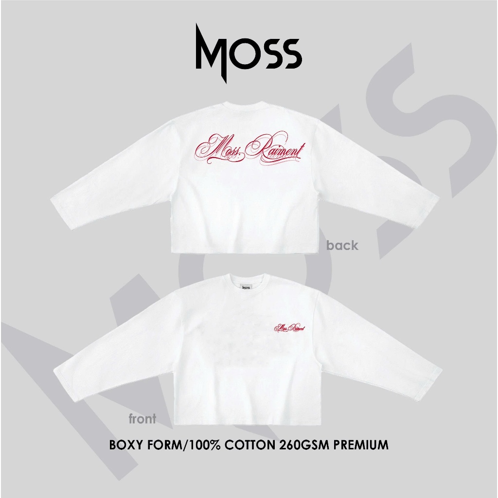 (MỞ BÁN) ÁO THUN LONG SLEEVE IN  " GRADIENT MOSS "  CỔ TRÒN TAY DÀI 260GSM - CHẤT COTTON 100% 260GSM PREMIUM MOSS.STUDIO