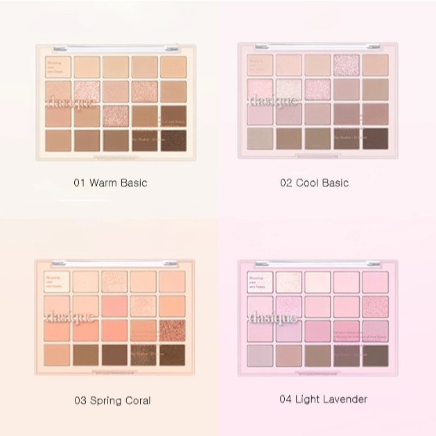 Bảng Mắt 20 Ô Dasique Mood Shadow Palette Color Atelier Collection