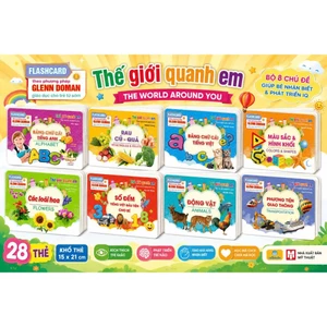 Sách - Flashcard - Thế giới quanh em - Giáo dục theo phương pháp Glenn Doman - NDbooks