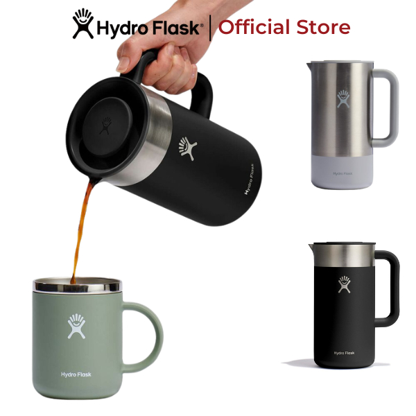 Bình pha cà phê giữ nhiệt Hydro Flask 946ml French Press Birch 32 oz chính hãng, giữ nguyên hương vị