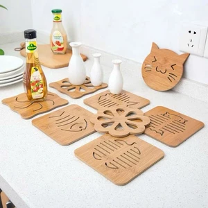 Miếng Lót Nồi Bát Đĩa Bằng Gỗ Sang Trọng