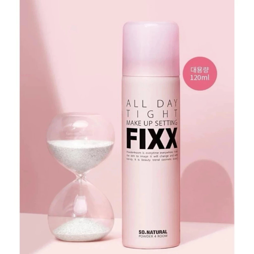Xịt Khóa Makeup Fixx So Natural All Day Tight Make Up Setting Cố Định Lớp Trang Điểm - Ever Queen