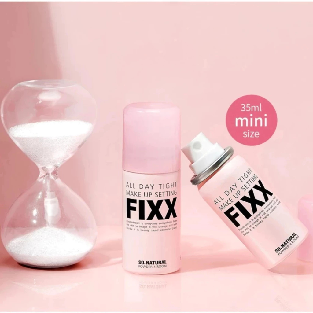 Xịt Khóa Makeup Fixx So Natural All Day Tight Make Up Setting Cố Định Lớp Trang Điểm - Ever Queen