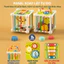 Đồ Chơi Hộp Đan Dây Thả Hoa Quả Montessori GutyKids Đồ Chơi Giáo Dục Sớm, Rèn Luyện Cầm Nắm, Nhận Biết Màu Sắc