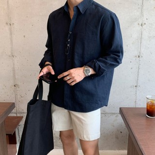 Sơ mi xanh navy