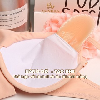 Miếng độn áo ngực không keo nâng vòng 1 , Mút độn ngực phù hợp với nhiều loại áo AMYBRA D352