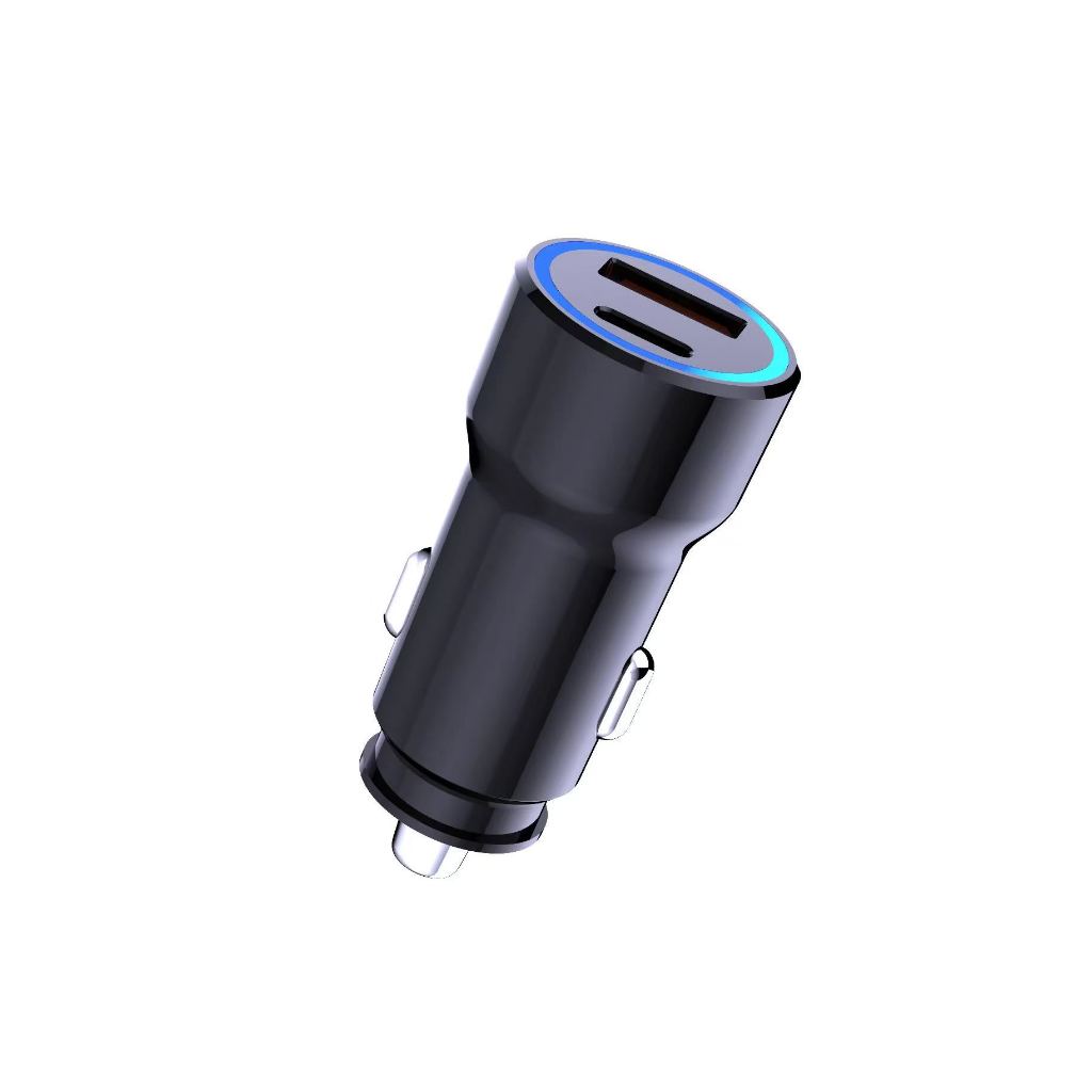 Bộ sạc ô tô TAIPULING 60W USB Type-C cổng kép, sạc nhanh PD/QC, dùng cho điện thoại, ZH201
