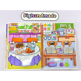 Đồ chơi giấy bóc dán nhà Poppy Playtime chap 5 - búp bê gacha đáng yêu