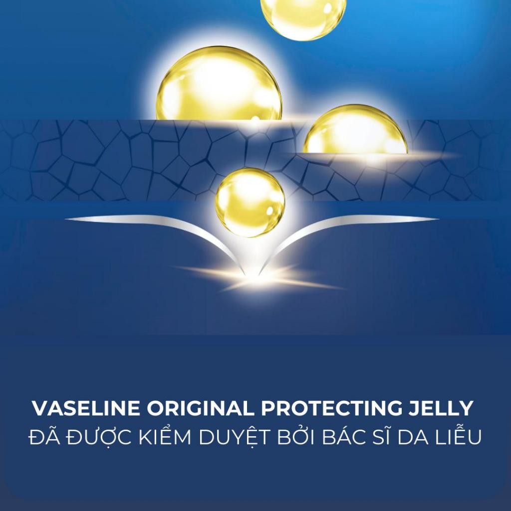 Sáp dưỡng ẩm Vaseline Protecting Jelly Bơ Cacao - Cocoa Butter (Tùy chọn dung tích)