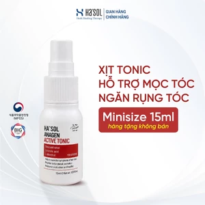 Minisize Xịt Tonic - Dưỡng Nang Tóc, Hỗ trợ Mọc Tóc, Giảm Rụng Tóc Ha'sol Anagen Active Tonic 15ml