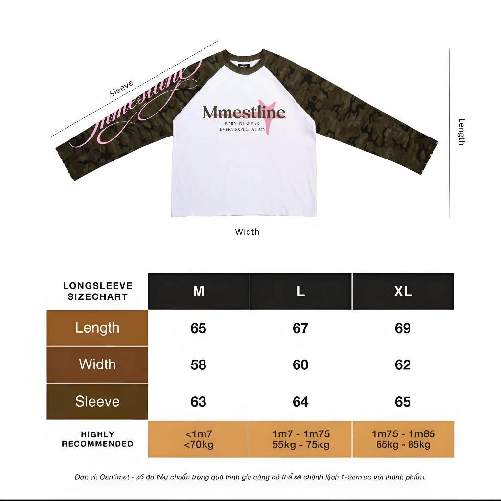 Áo Raglan Longsleeve MMESTLINE "DUSTLINE" Form Boxy in lụa nổi chất vải Cotton Premium 2 chiều image 6