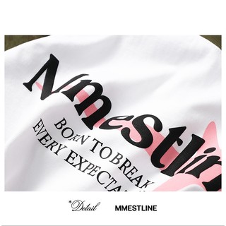 Áo Raglan Longsleeve MMESTLINE "DUSTLINE"  Form Boxy in lụa nổi chất vải Cotton Premium 2 chiều