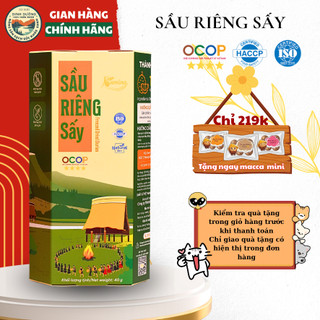 Sầu riêng sấy thăng hoa thơm béo tự nhiên Hộp giấy – Ăn vặt cao cấp