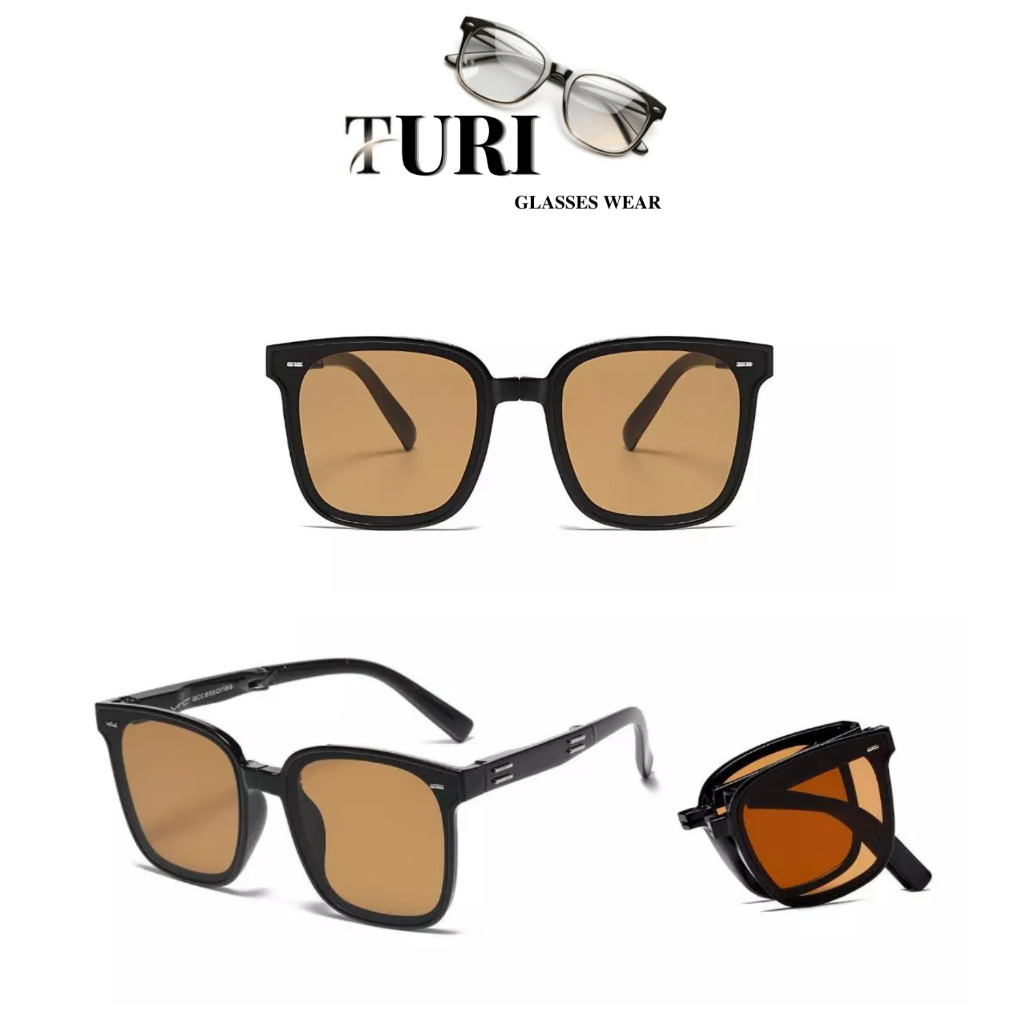 Kính mát gấp gọn nam nữ hot trend thời thượng chống ánh sáng xanh phù hợp đi biển G06
