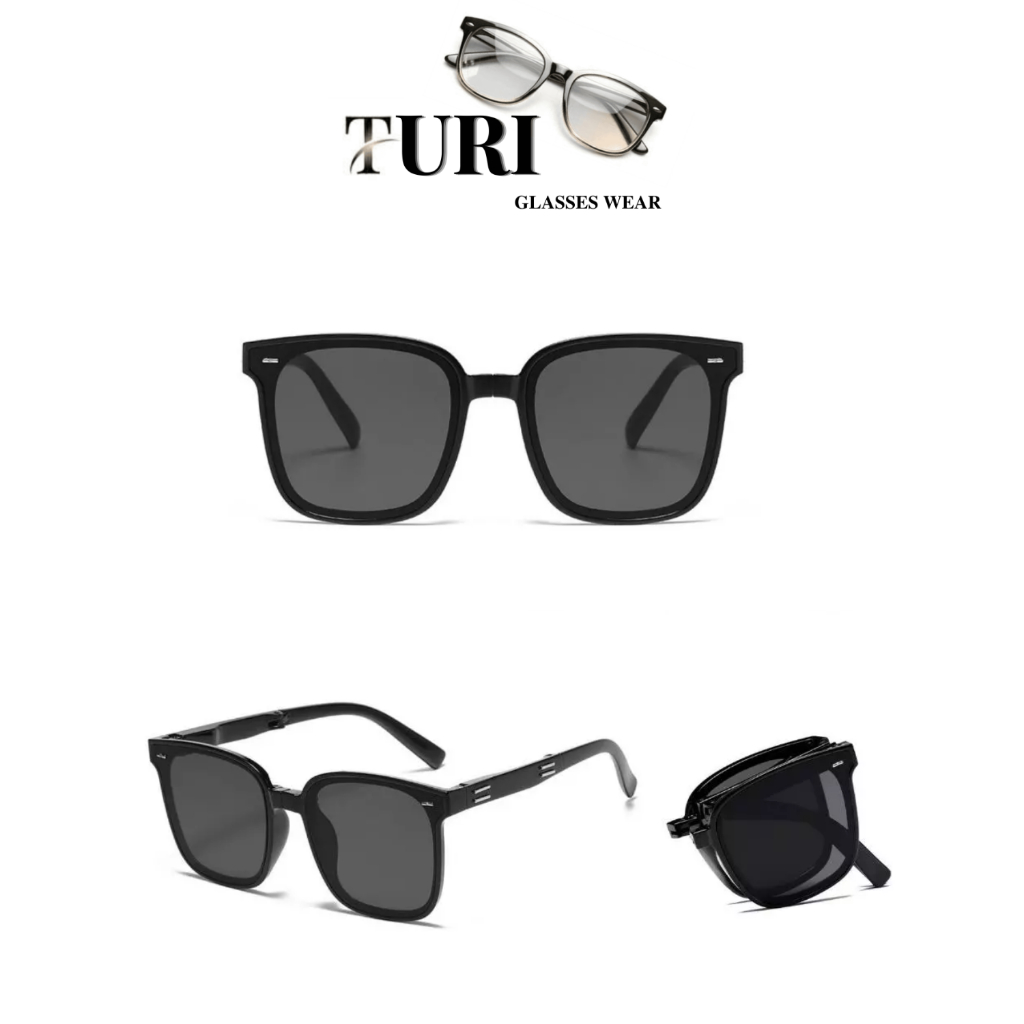 Kính mát gấp gọn nam nữ hot trend thời thượng chống ánh sáng xanh phù hợp đi biển G06