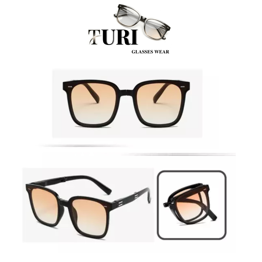 Kính mát gấp gọn nam nữ hot trend thời thượng chống ánh sáng xanh phù hợp đi biển G06