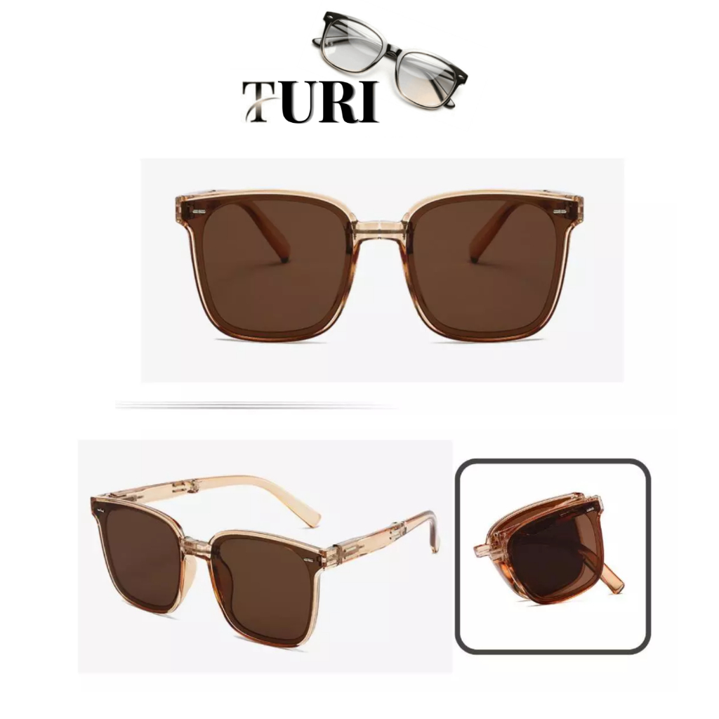 Kính mát gấp gọn nam nữ hot trend thời thượng chống ánh sáng xanh phù hợp đi biển G06